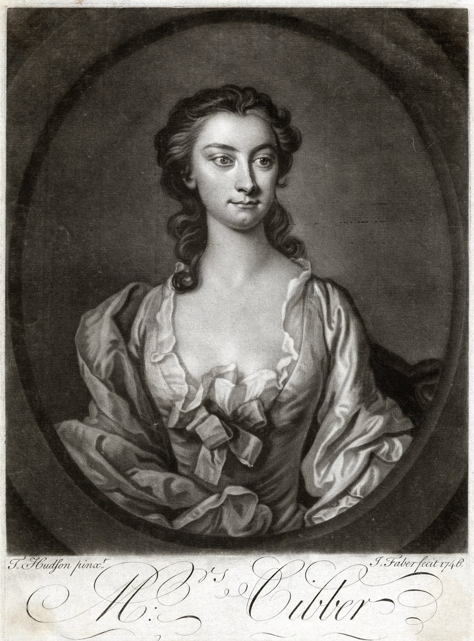 Pani Cibber (Zuzanna Maria), 1746. autorstwa Unknown