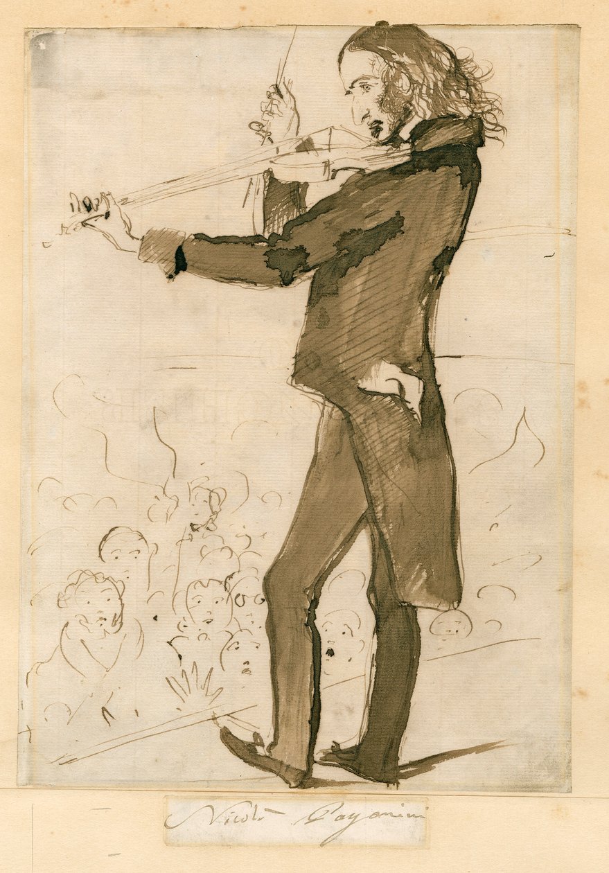 Niccolo Paganini - portret autorstwa Unknown