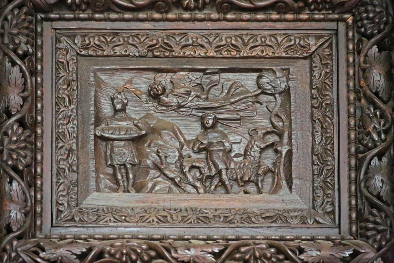 Panel z drzwi 5C: Habakuk zostaje porwany autorstwa Unknown