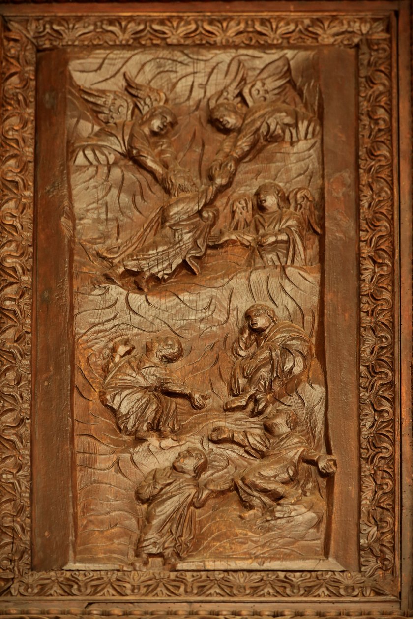 Panel z drzwi 5C: Wniebowstąpienie autorstwa Unknown