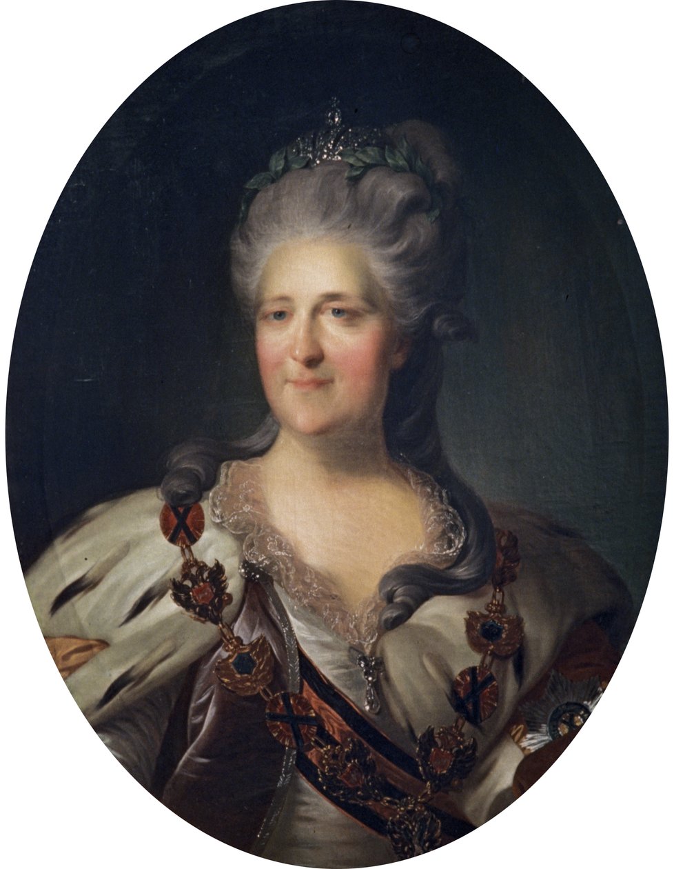 Portret Katarzyny Wielkiej autorstwa F, Rokotov. autorstwa Unknown
