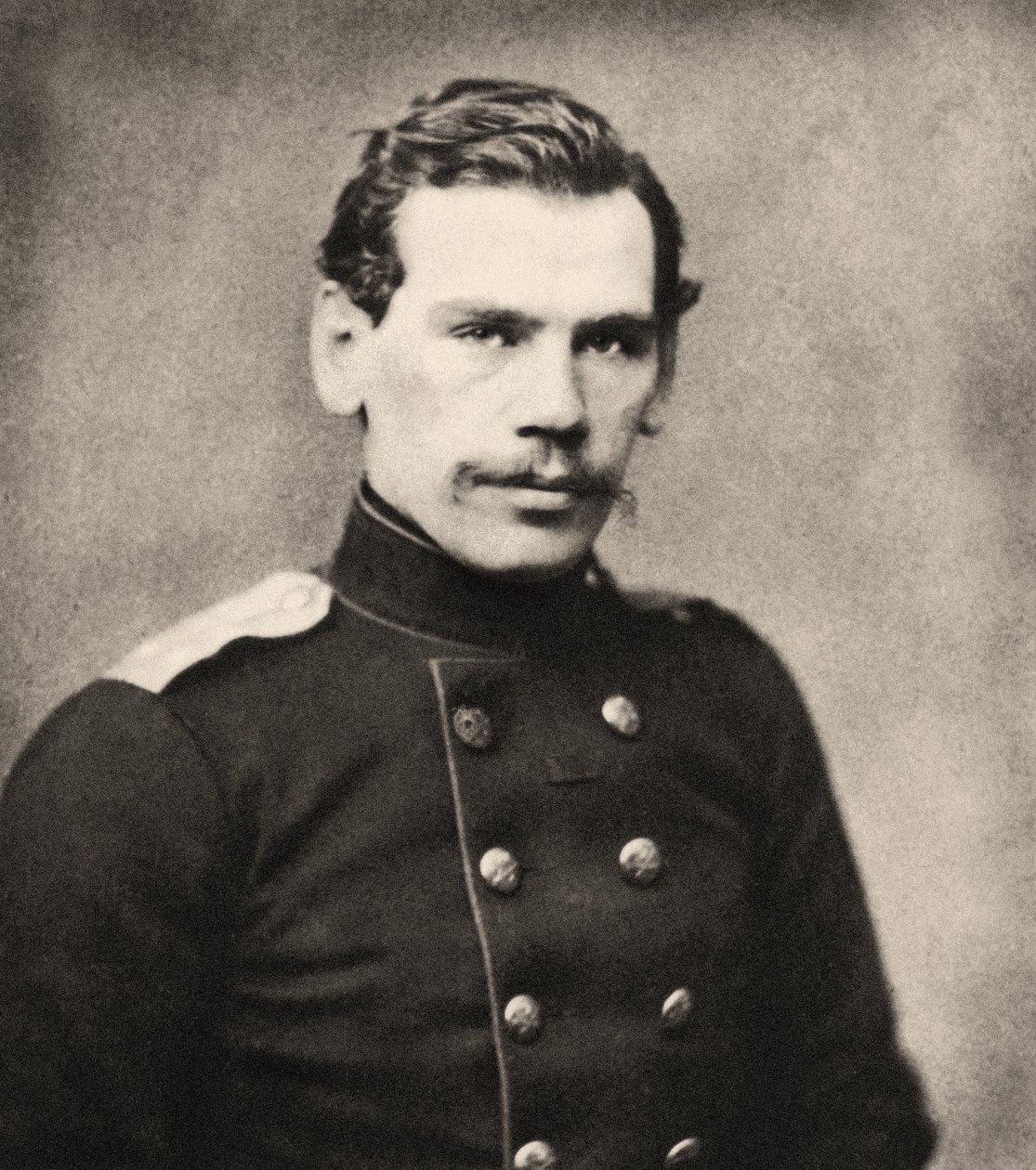 Portret Lwa Tołstoja, 1855 autorstwa Unknown