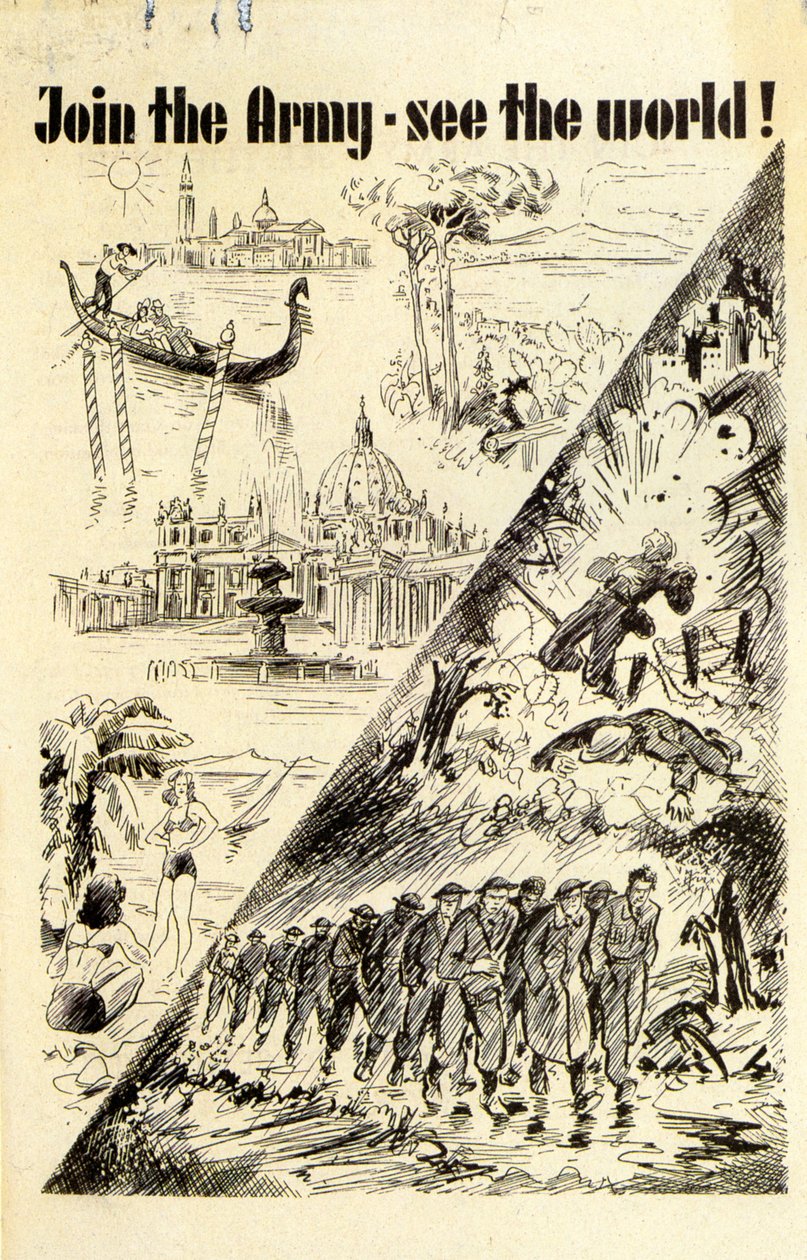 Propaganda. Dołącz do armii - zobacz świat! 1940 autorstwa Unknown