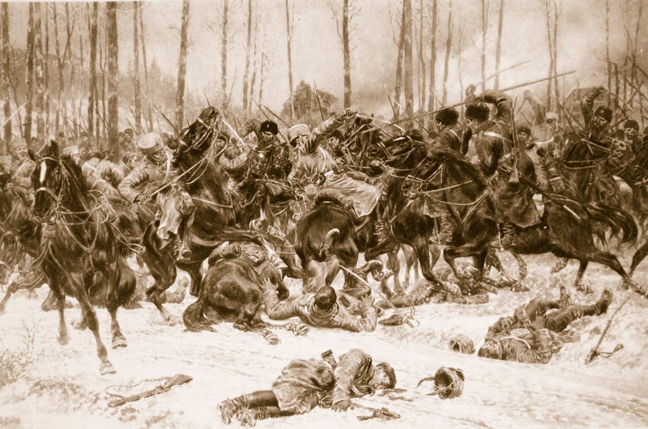 Kawaleria pruska przeciwko Kozakom Donów: Zaciekłe starcie nad Dniestrem, 1914-19 autorstwa Unknown