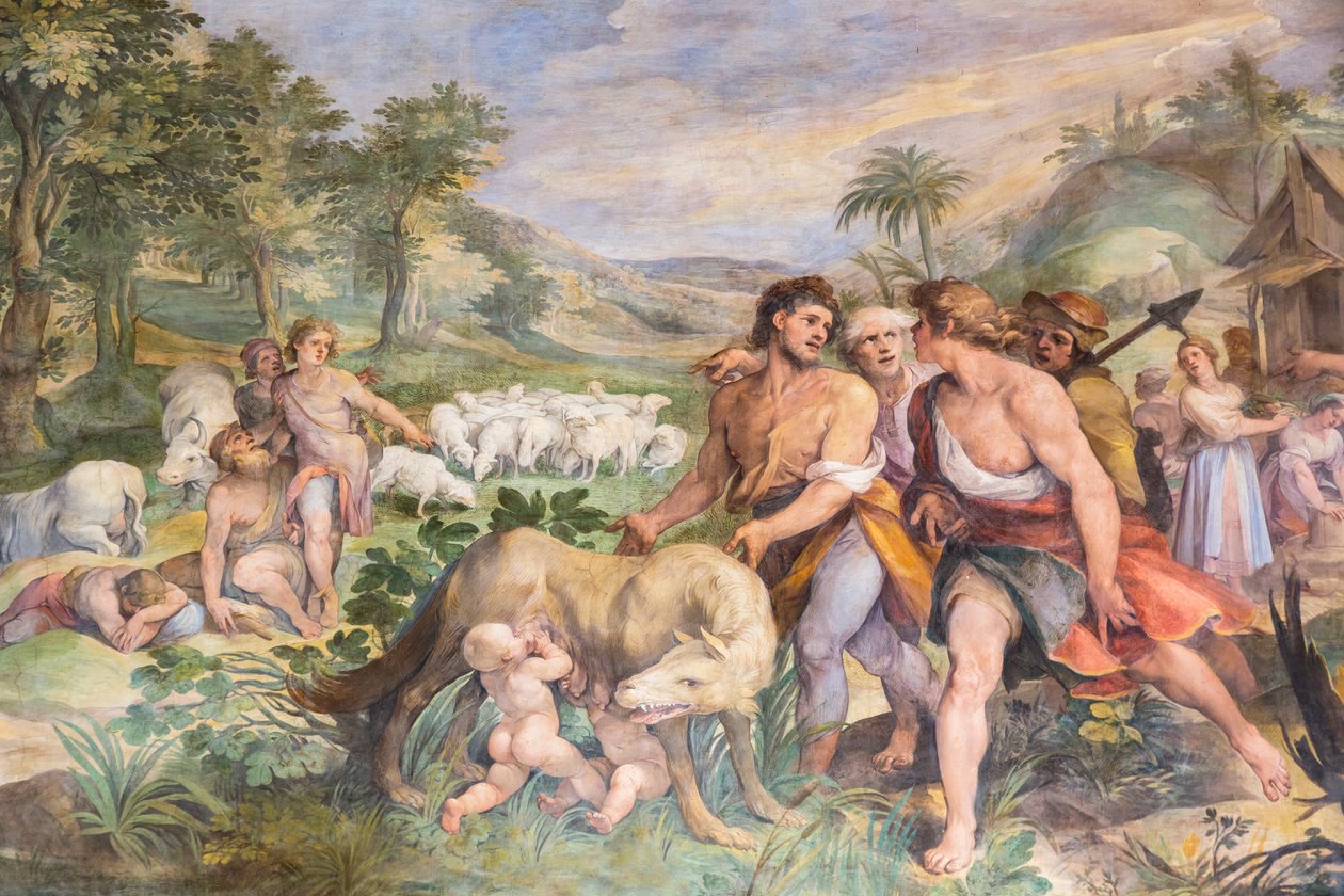 Romulus i Remus, Rzym, Włochy autorstwa Unknown