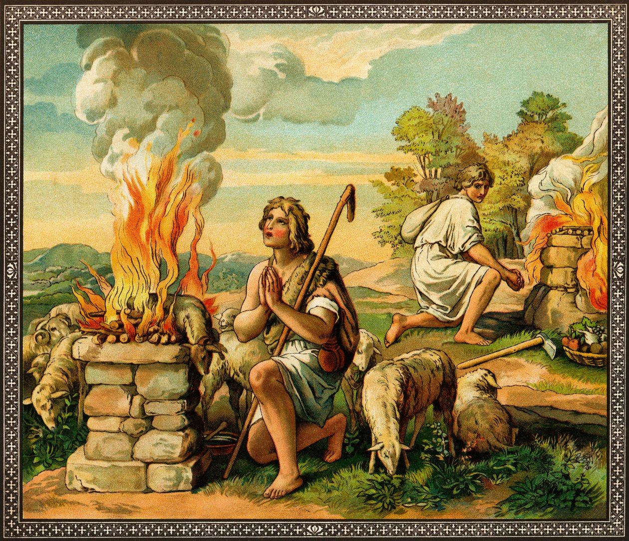 Ofiary Kaina i Abla - Biblia autorstwa Unknown