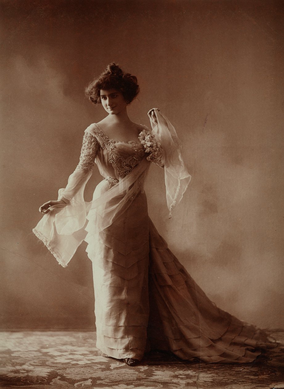 Aktorka teatralna - Lady of Via Serragli (co za piękna istota!) autorstwa Unknown