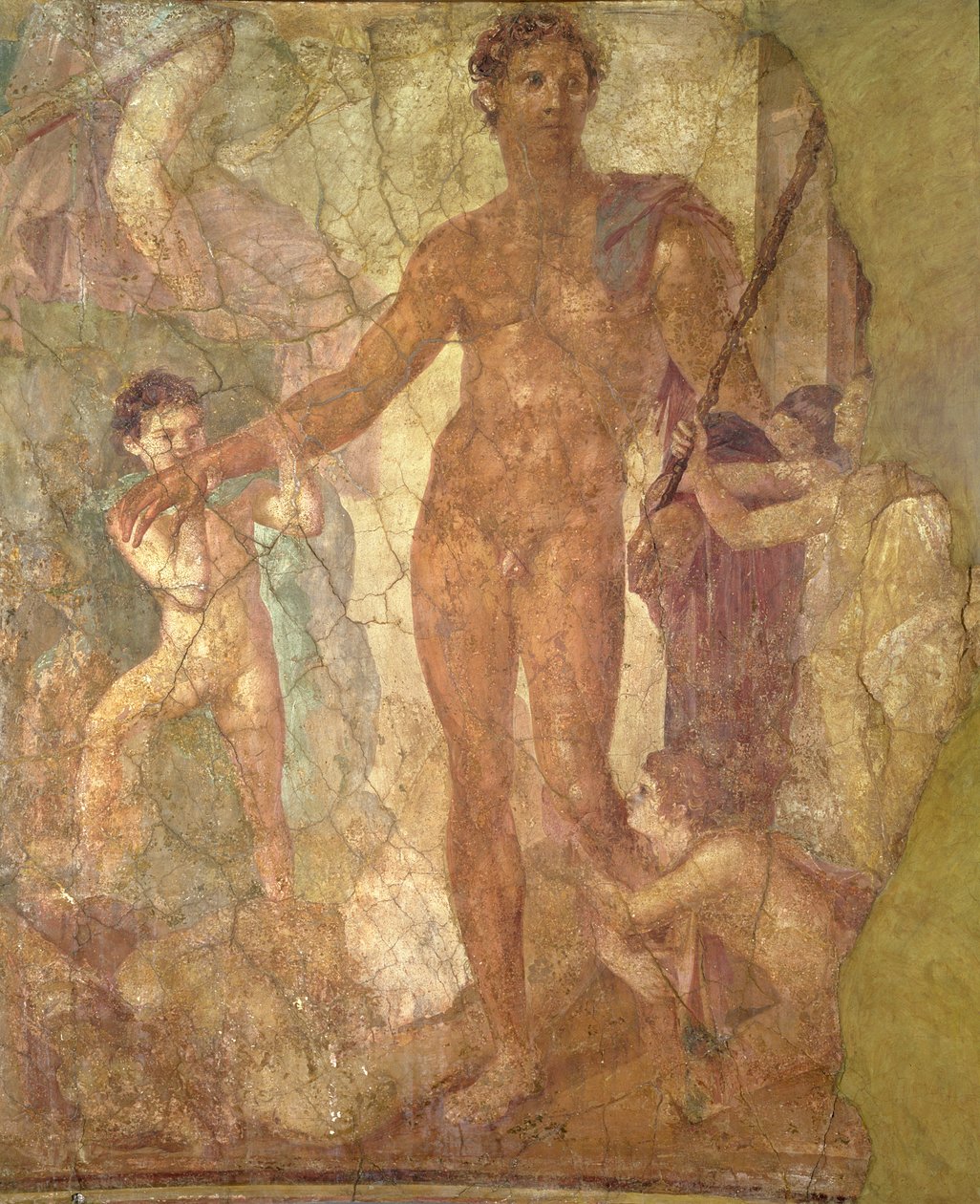 Tezeusz i Minotaur, Pompeje autorstwa Unknown