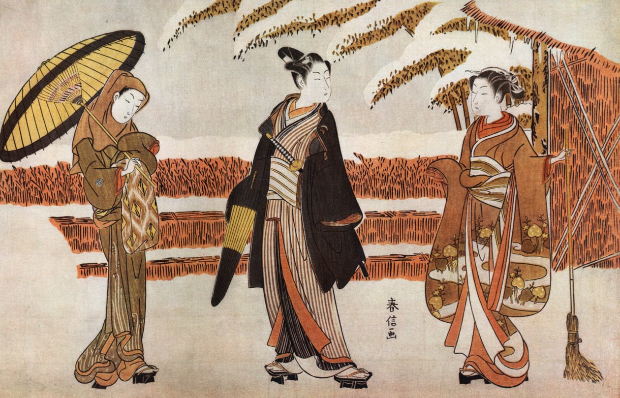 Trzy Japonki w autorstwa Unknown