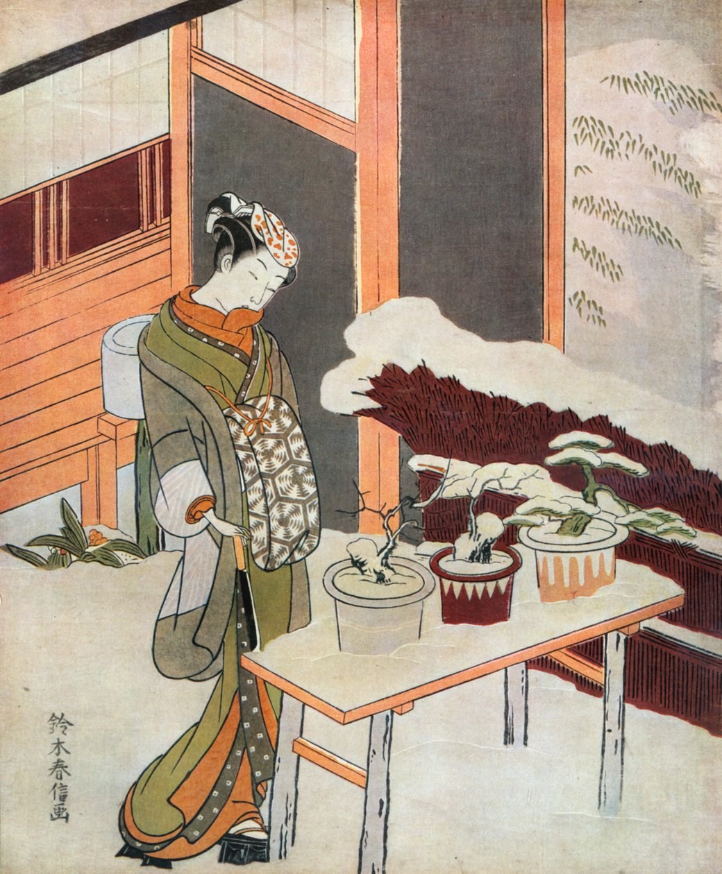 Młoda Japonka w autorstwa Unknown