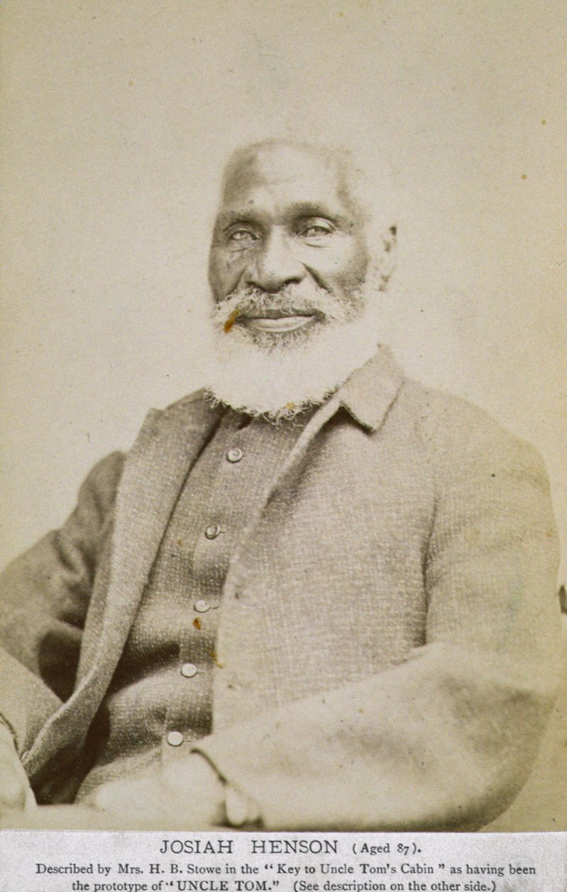 Portret Josiaha Hensona (1789-1883) 1876 autorstwa American Photographer