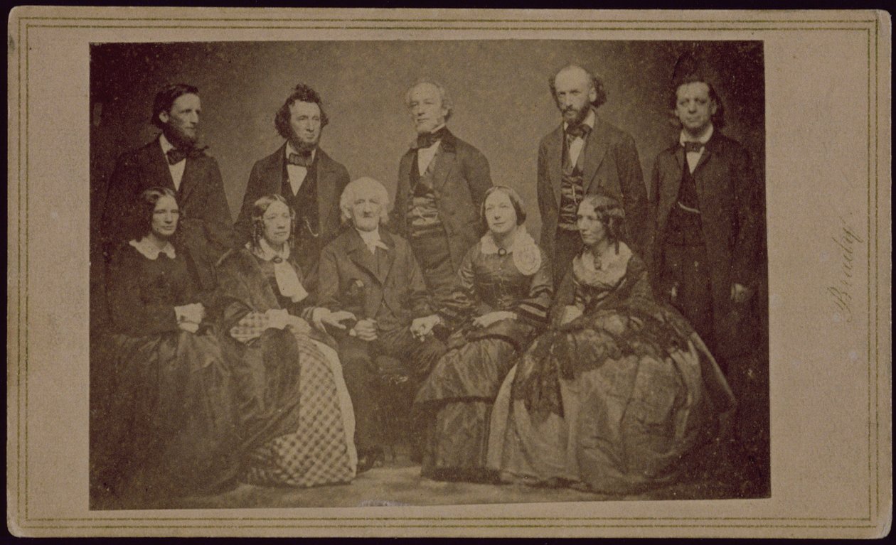 Rodzina Beecherów, ok. 1860 autorstwa American Photographer