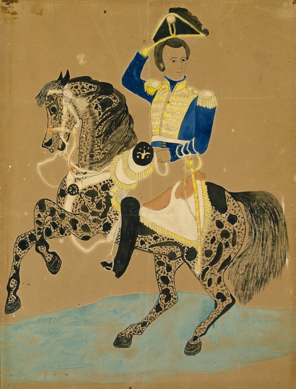 Andrew Jackson, ok. 1800-1850 (akwarela na papierze) autorstwa American School