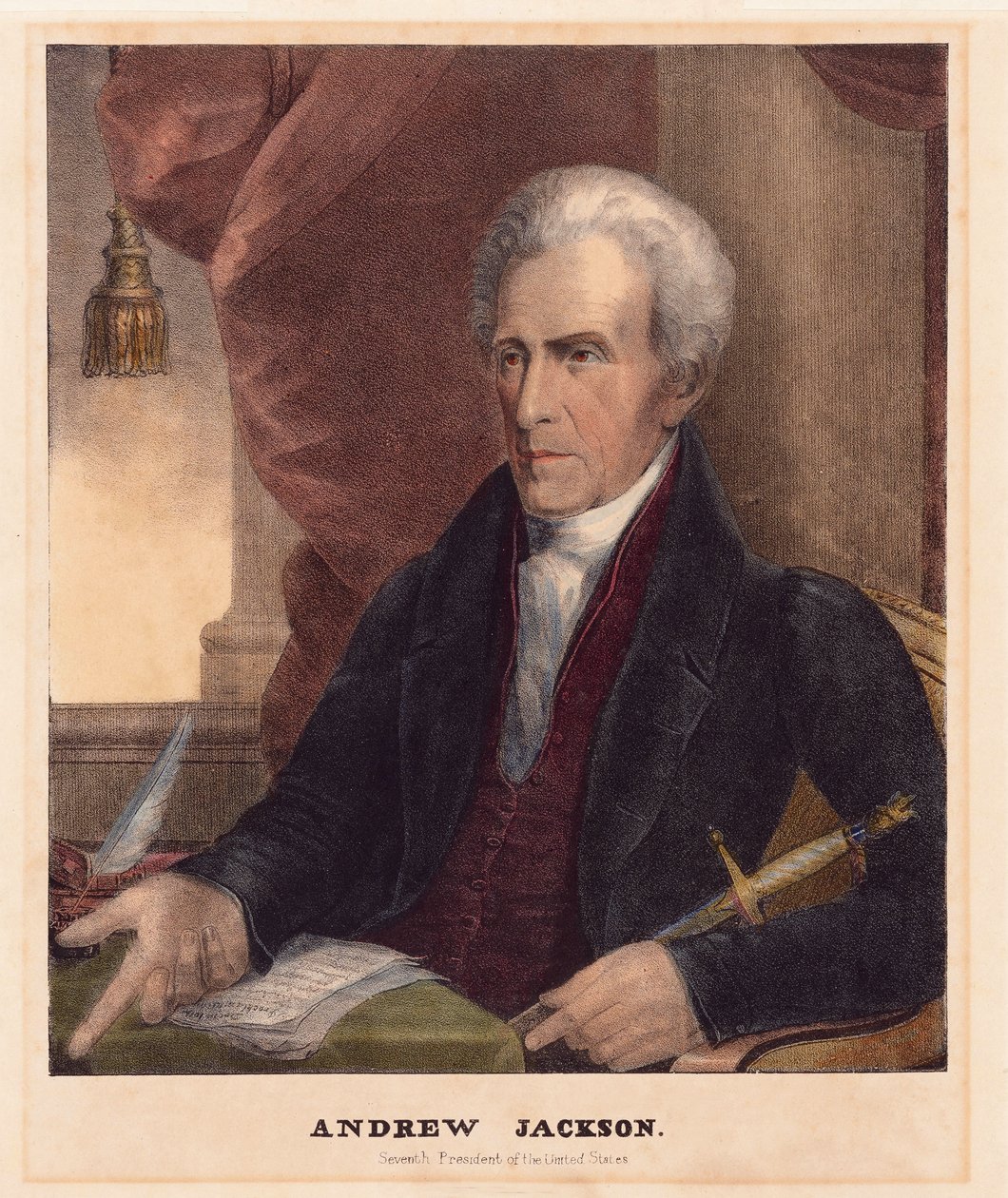 Andrew Jackson, wyd. 1842 autorstwa American School