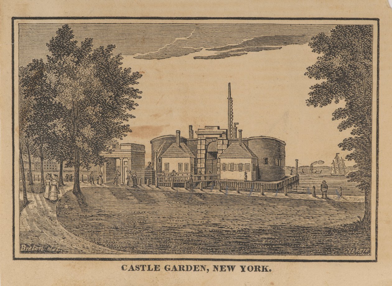 Castle Garden, Nowy Jork autorstwa American School