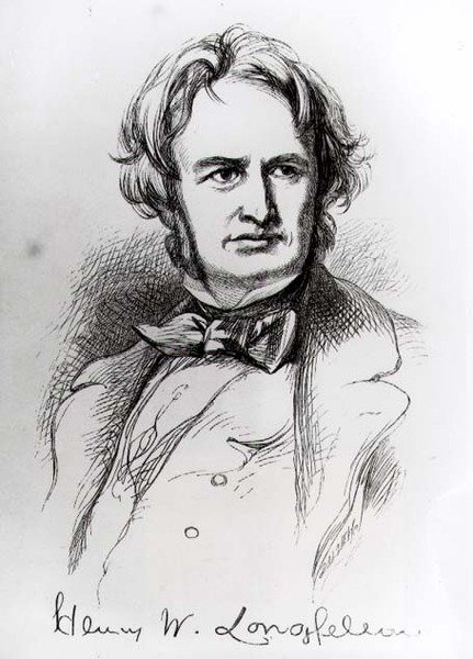 Henry Wadsworth Longfellow (1807-82) autorstwa American School