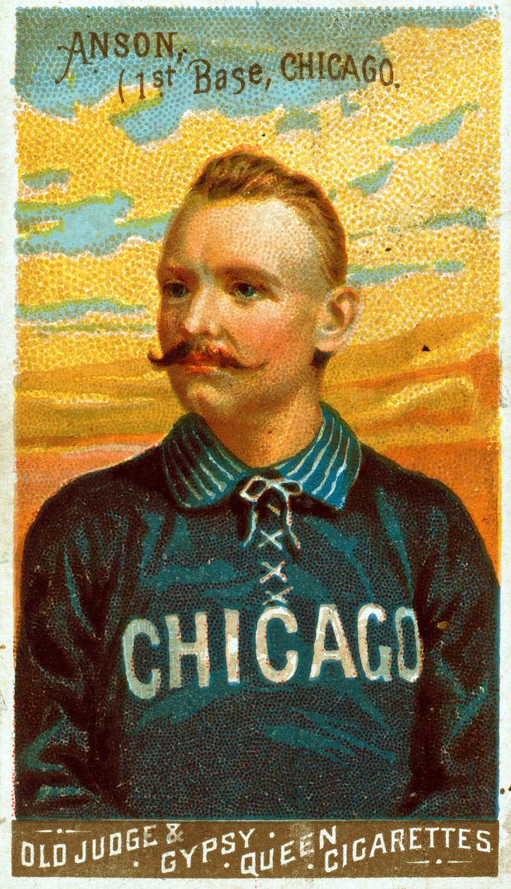 Portret Cap Anson, 1887 autorstwa American School