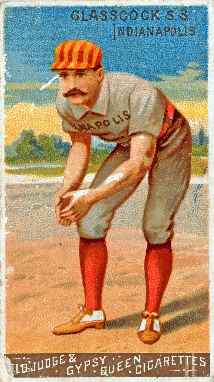 Portret Jacka Glasscocka, 1887 autorstwa American School
