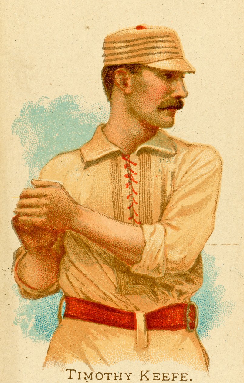 Portret Timothy Keefe, 1887 autorstwa American School