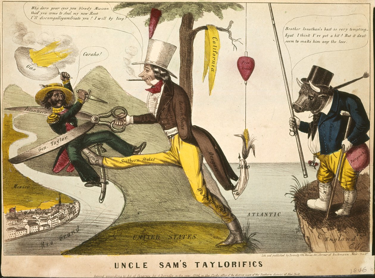 Wujek Sams Taylorifics, 1846 autorstwa American School