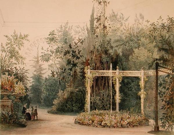 Altana w Ogrodzie Zimowym Pałacu Hofburg, Wiedeń, 1852 (patrz 170854) autorstwa Austrian School