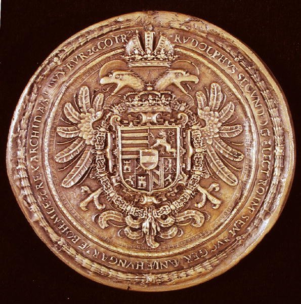 Pieczęć cesarza Rudolfa II (1552-1612) 1603 autorstwa Austrian School