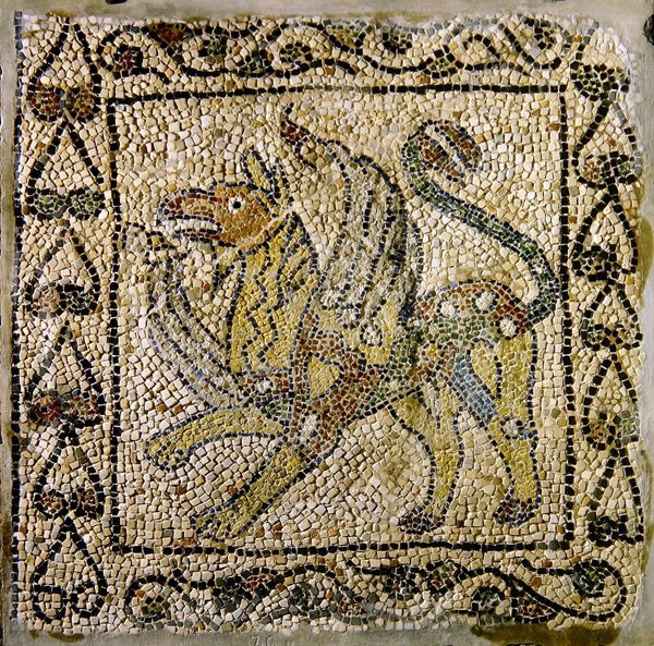 Gryf, 1213 (mozaika) autorstwa Byzantine