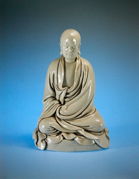 Bodhidharma (Damo), dynastia Ming (1368-1644) (porcelana) autorstwa Chinese School