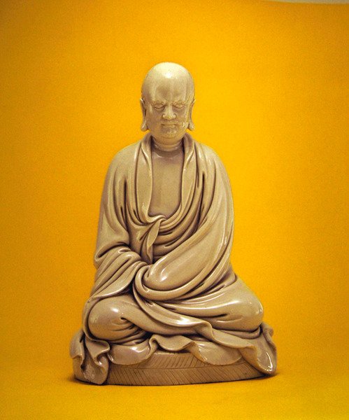 Bodhidharma (Damo), dynastia Ming (1368-1644) (porcelana) autorstwa Chinese School