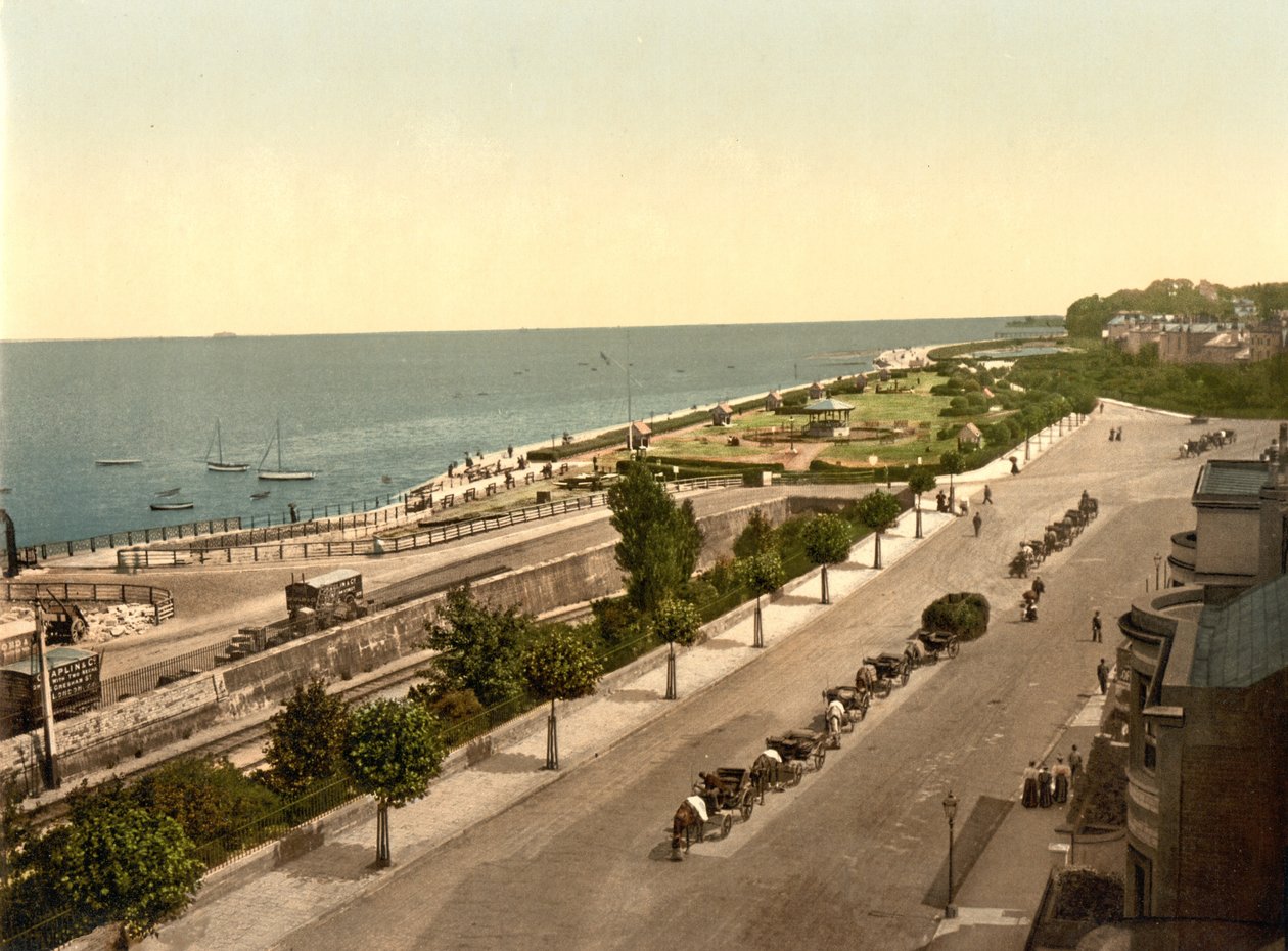 Ryde Esplanade, IOW, wyd. ok. 1890 - 1900 (chromolitografia) autorstwa English Photographer