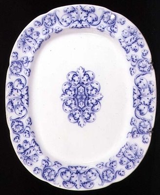 Albertoli wzór Staffordshire talerz, ok. 1860 (ceramika) autorstwa English School