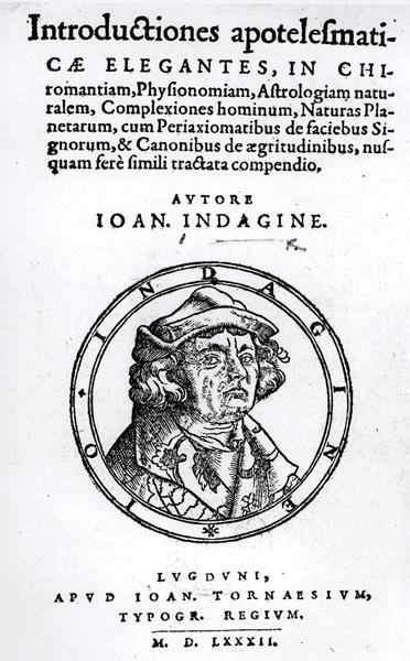 Wprowadzenie do okultyzmu, autorstwa Johanna Indagine, 1582 autorstwa English School