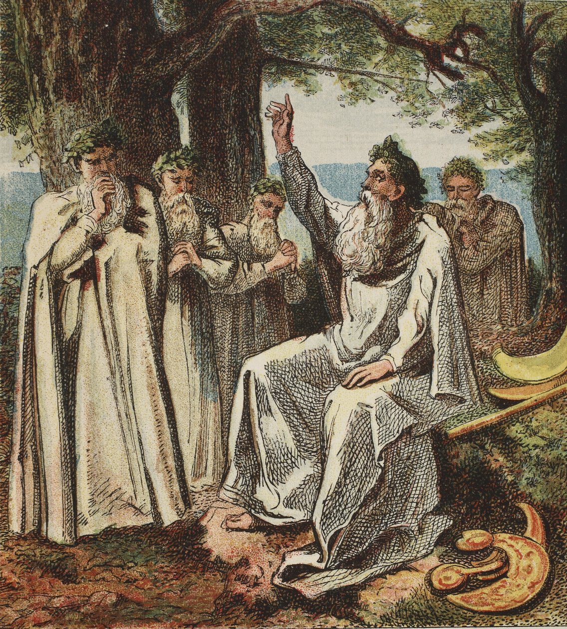 Druidzi lub brytyjscy kapłani, wyd. 1890 autorstwa English School