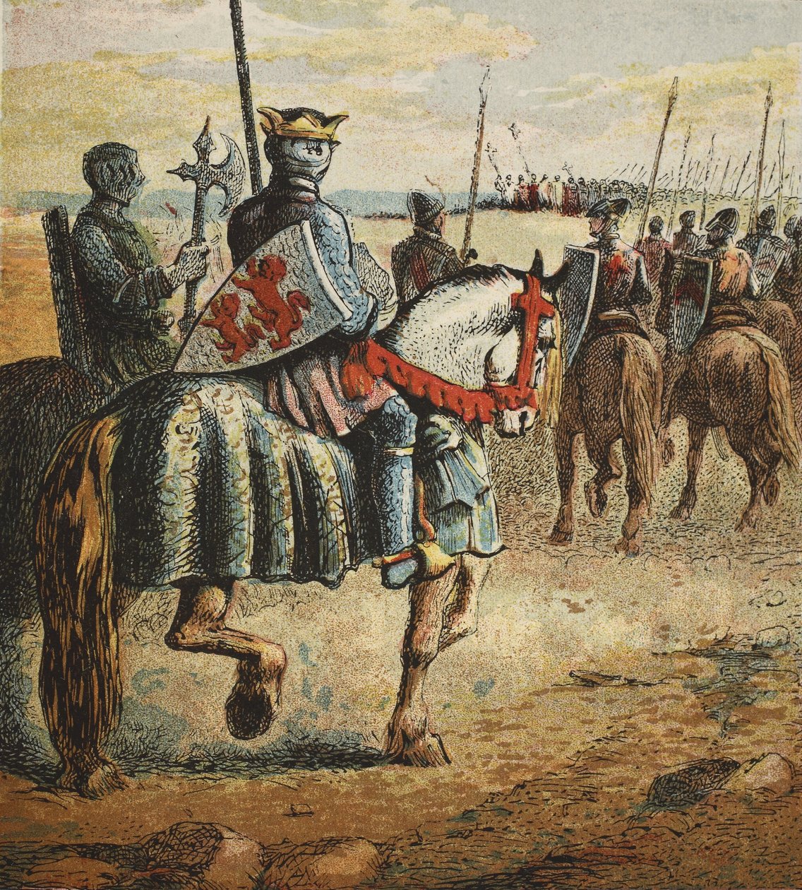 Książę Robert jedzie do Palestyny, wyd. 1890 autorstwa English School