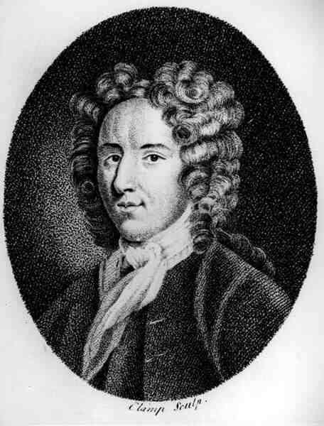 George Farquhar (1678-1707), grawerowane przez Claimp autorstwa English School