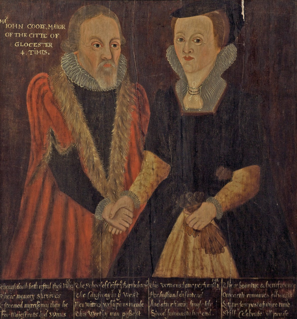 John i Joan Cooke, ok.1605 autorstwa English School