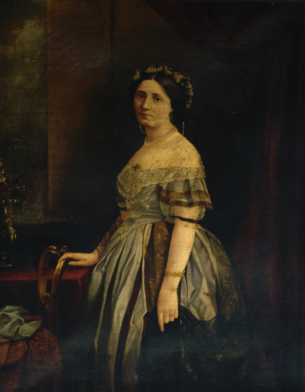 Pani Tabley, c.1875 autorstwa English School