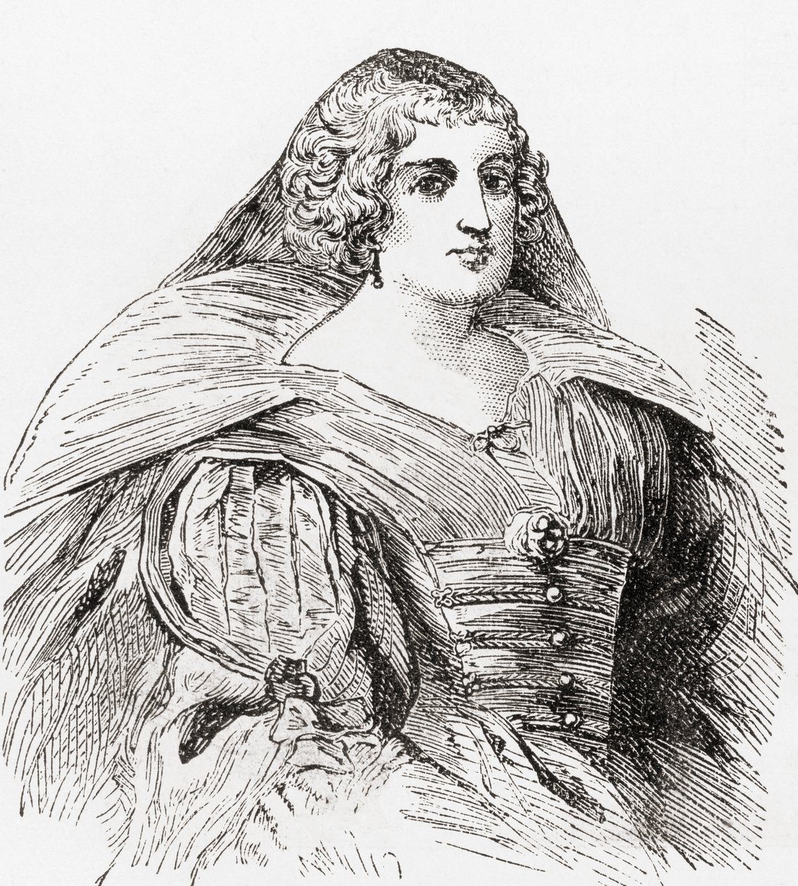 Marie de Medici z Ward and Locks Illustrated History of the World, wydana ok. 1882 r. autorstwa English School