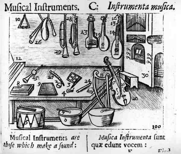 Instrumenty muzyczne autorstwa English School