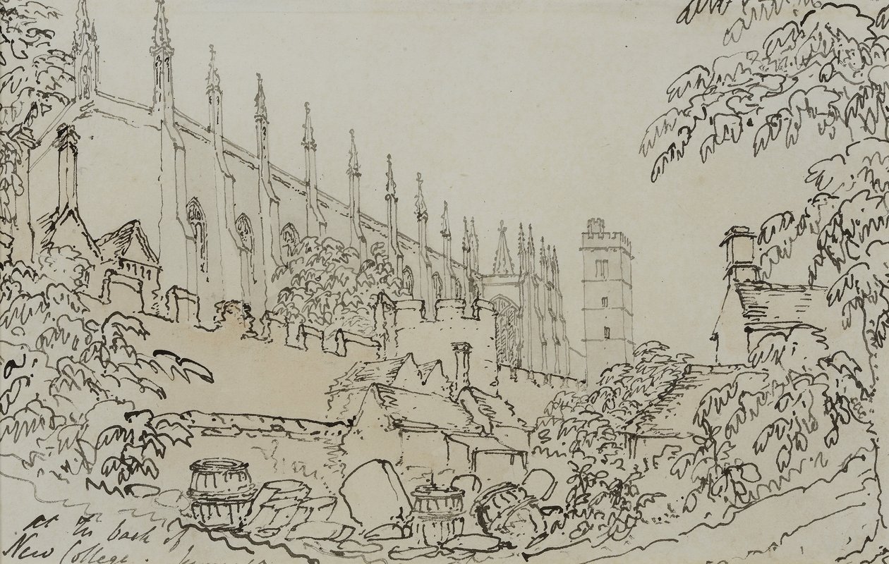 Nowe Kolegium, c.1790 autorstwa English School