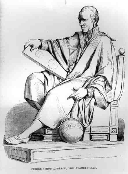 Pierre-Simon, markiz de Laplace (1749-1827), francuski astronom i geometra. autorstwa English School