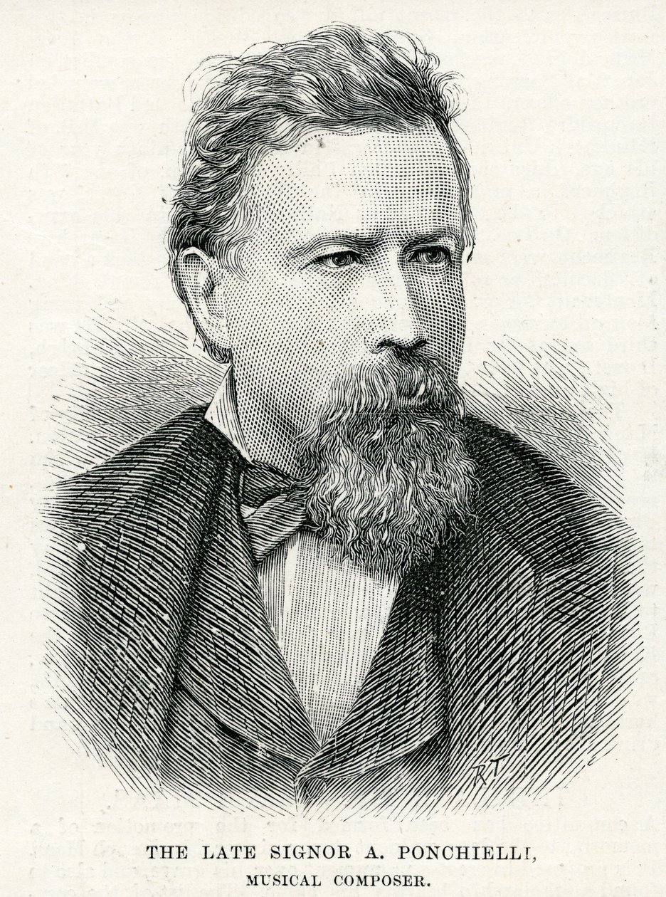 Portret Amilcare Ponchielli, 1886 autorstwa English School