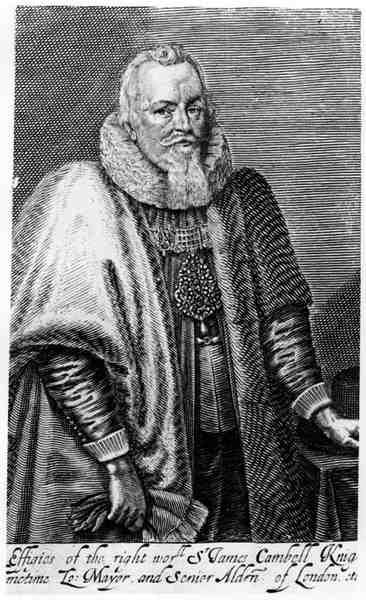Portret sir Jamesa Cambella (1570-1642) autorstwa English School