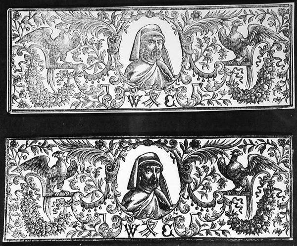 Portret Williama Caxtona (ok. 1422-91) autorstwa English School
