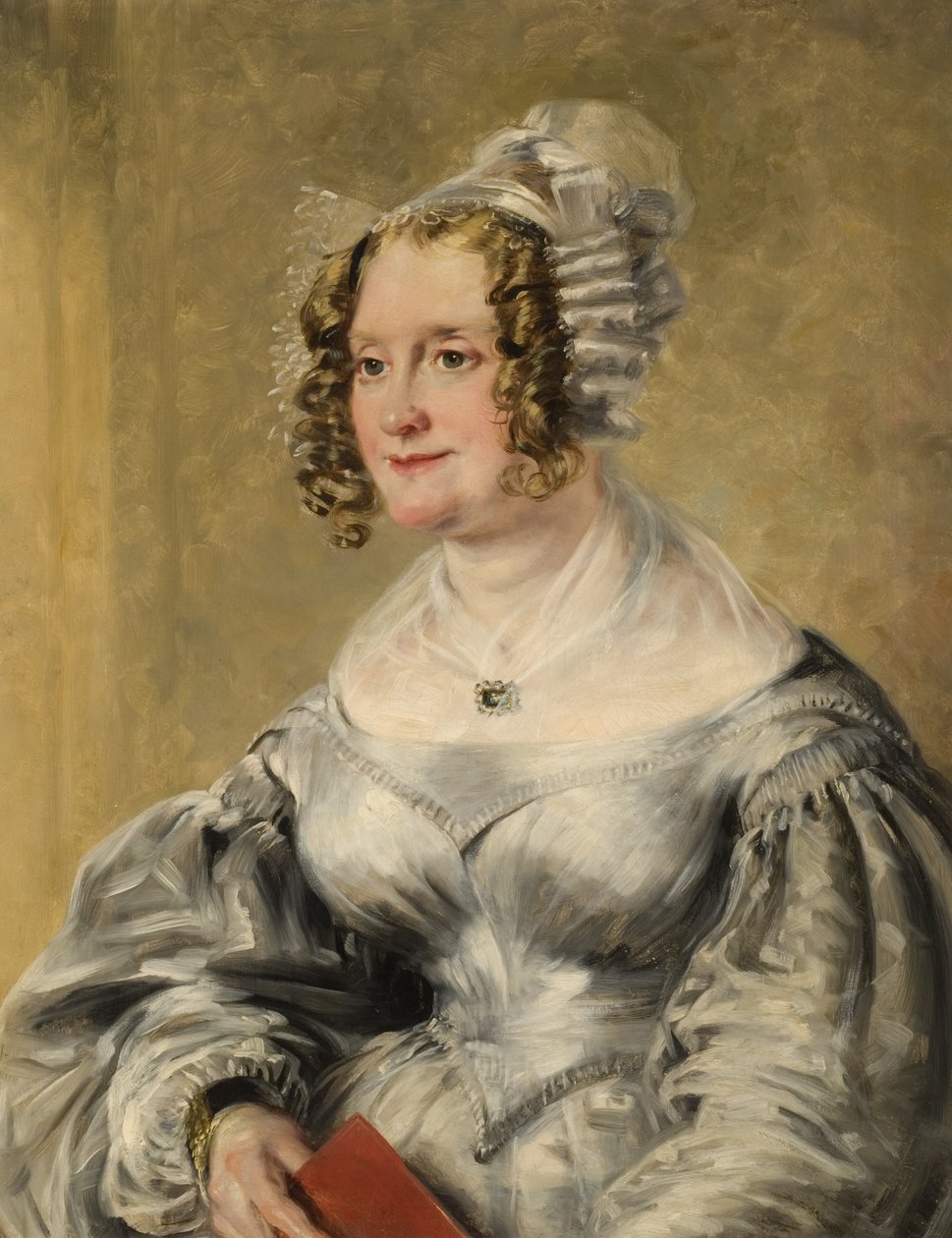 Portret damy, ok. 1850-70 autorstwa English School