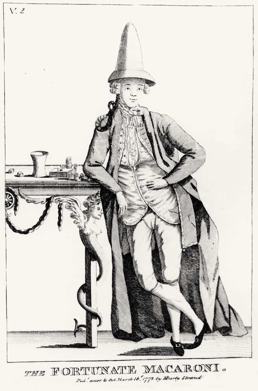 Szczęśliwy makaron, wyd. N. Dandy, 16 marca 1772 autorstwa English School