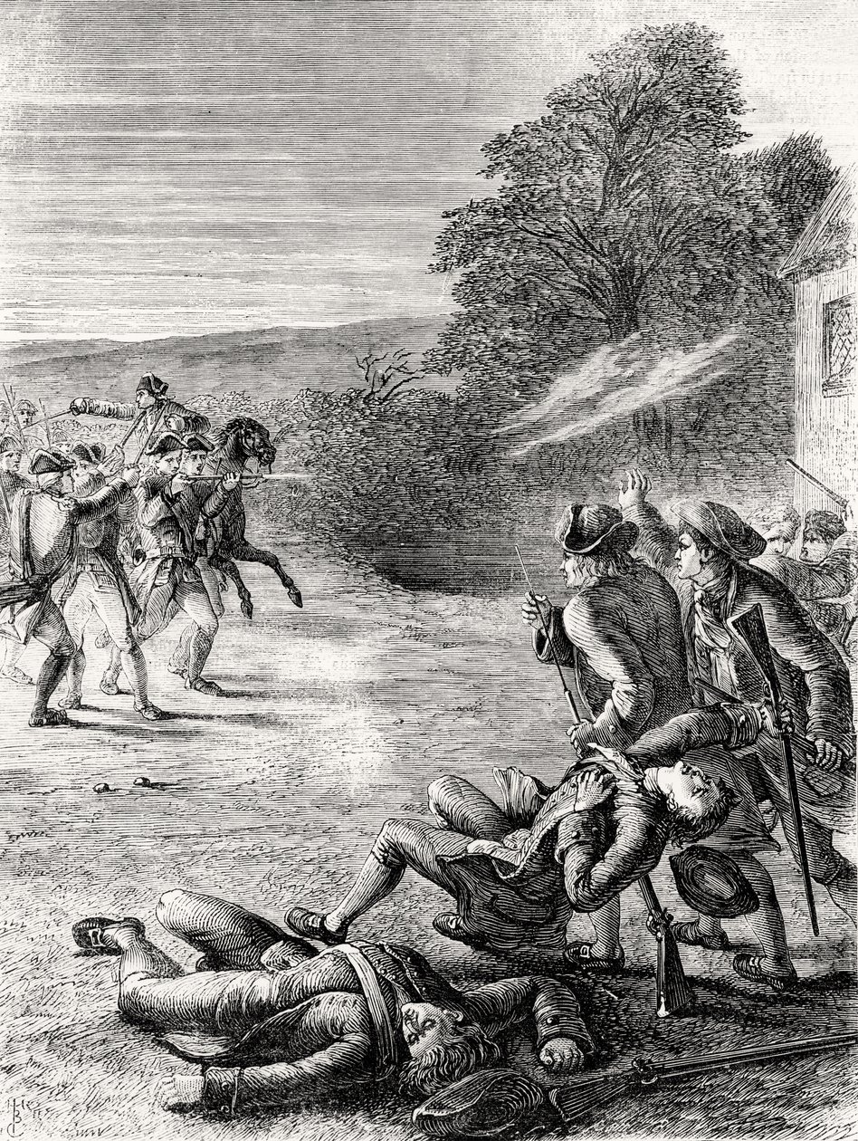 Potyczka w Lexington, 1799 autorstwa English School