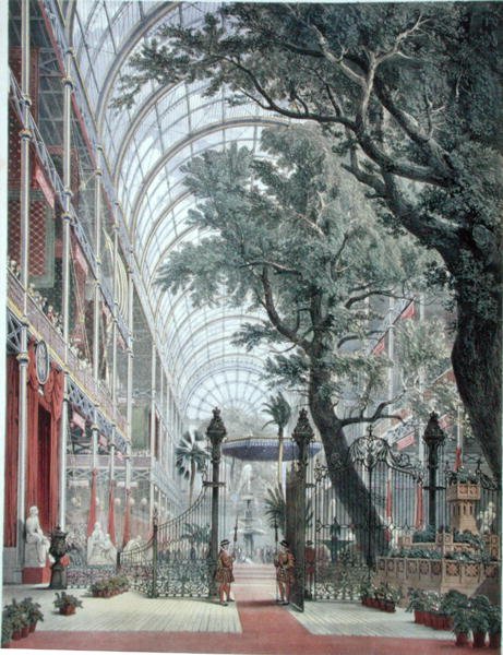 Czekając na królową, z Dickinsons Comprehensive Pictures of the Great Exhibition of 1851, opublikowanej w 1854 (patrz 194669) autorstwa English School