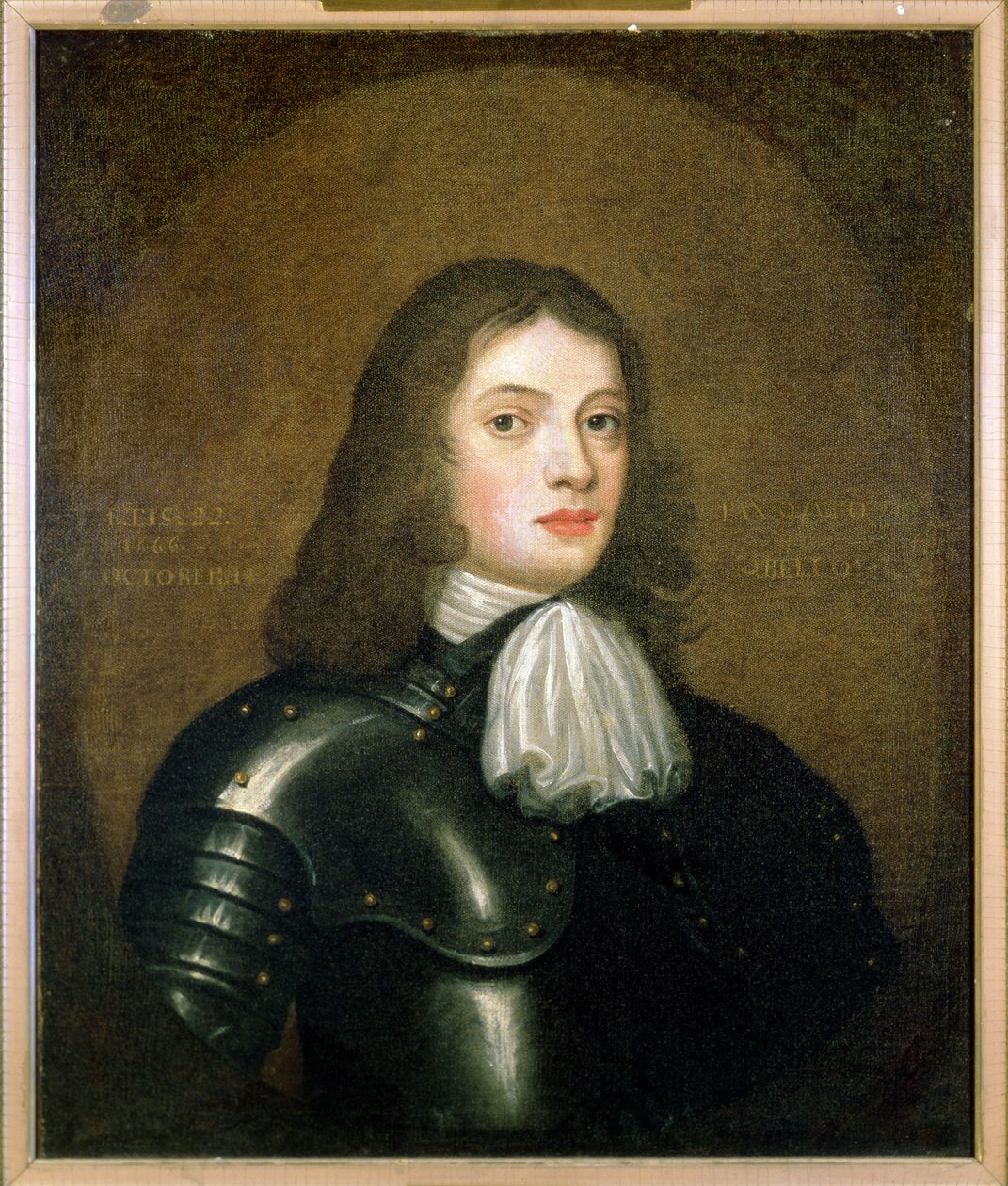 William Penn (1644-1718) w zbroi, lat 22, 1666 autorstwa English School