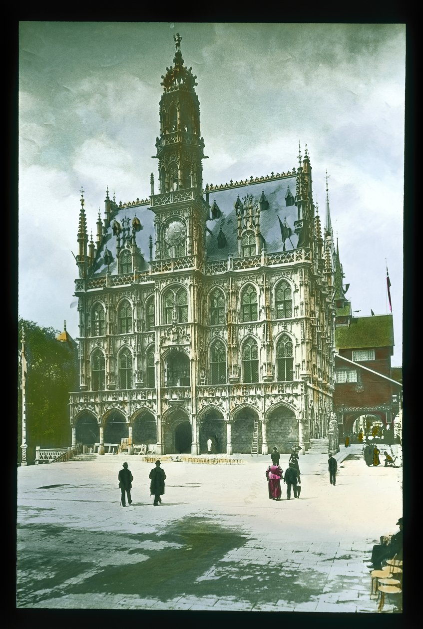 Ekspozycja Paryska: Pawilon Belgijski, 1900 (zjeżdżalnia z latarnią) autorstwa French Photographer